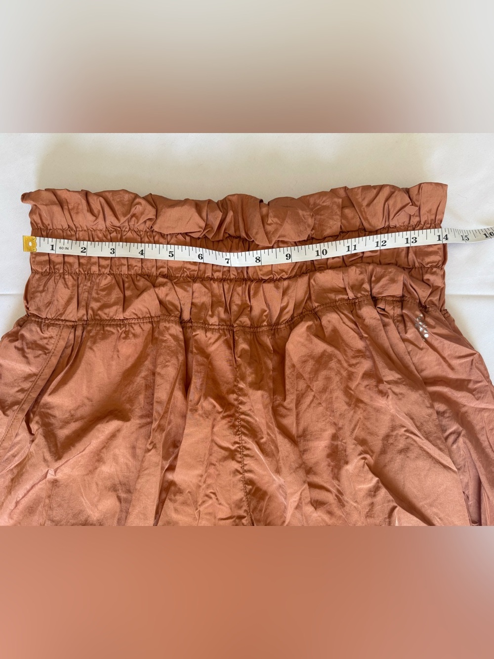 Free People Movement The Way Home Shorts in Rust Orange Size Large - Picture 9 of 11